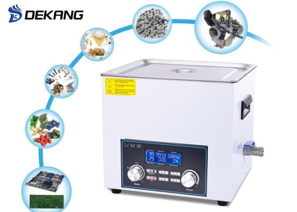 6.5L Heated Bench Top Ultrasonic Cleaner Timing For Dental Instruments