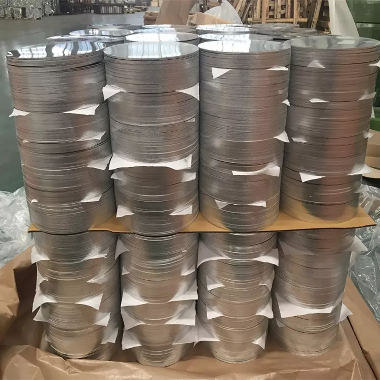Круглый алюминиевый диск 1050 1100 круга для утварей Cookware