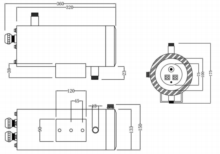 High-temperature Resistant Air-water Cooled Camera