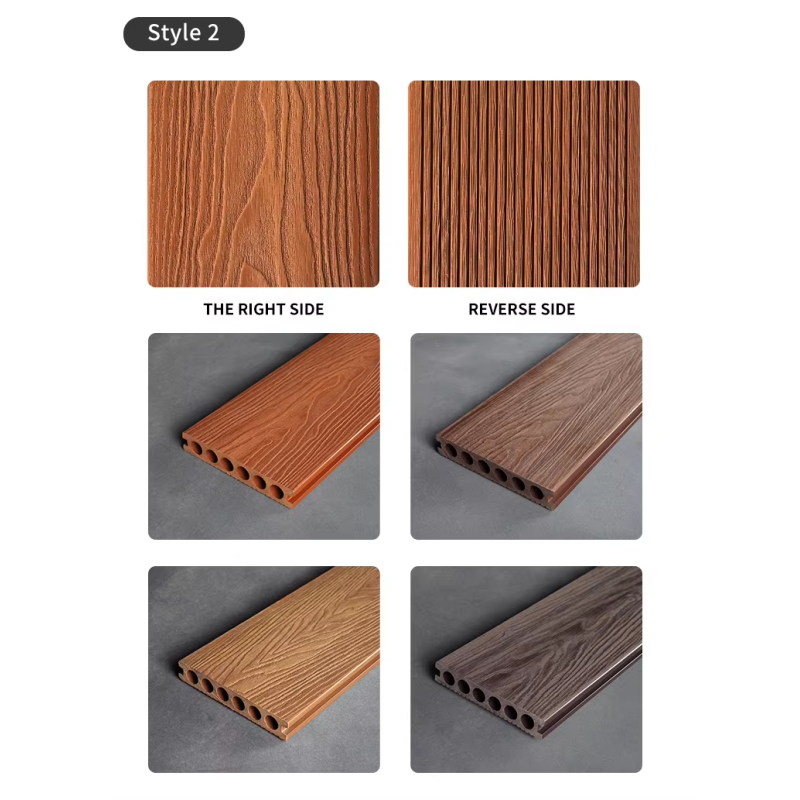 Fireproof Outdoor WPC Wall Cladding Home Decoration Materials Wood Plastic Composite Siding