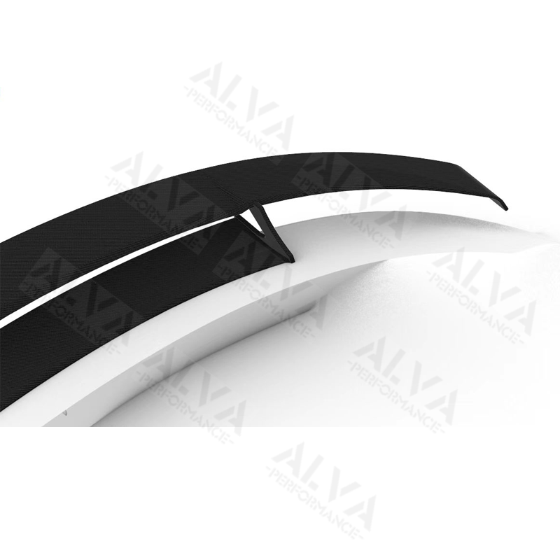 Model Y RWD Long Range Dry Carbon Fiber Single Deck Rear GT Wing Spoiler ALVA MiW Design Fitment Excellent Tesla 2019