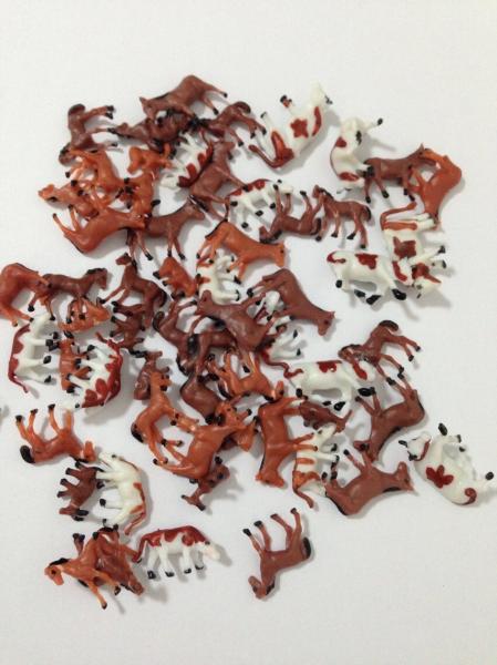 ABS plastic animals cows,horse and sheep Architectural model Animals for farm working