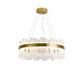 Handmade Cracked Glass And Crystal Pendant Lighting Modern Chandelier Lights ODM ISO9001
