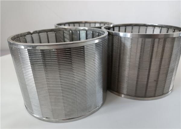 Curved Wedge Wire 50Um Water Screen Filter Stainless Steel 316L