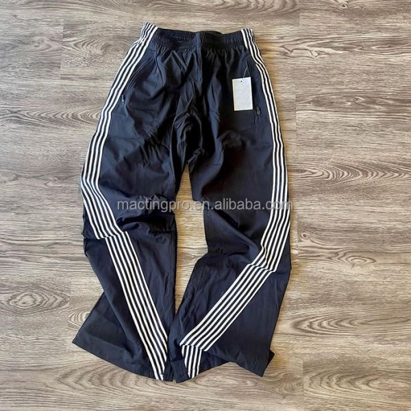 Grey Flare Sweatpants Elastic Waist Closure Men'S Y2K Streetwear Wide Leg Sweatpants