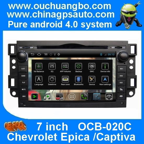Ouchuangbo Android 4.0 Auto DVD Player for Chevrolet Epica /Captiva 3G Wifi EQ Video Stereo S150 Platform OCB-020C