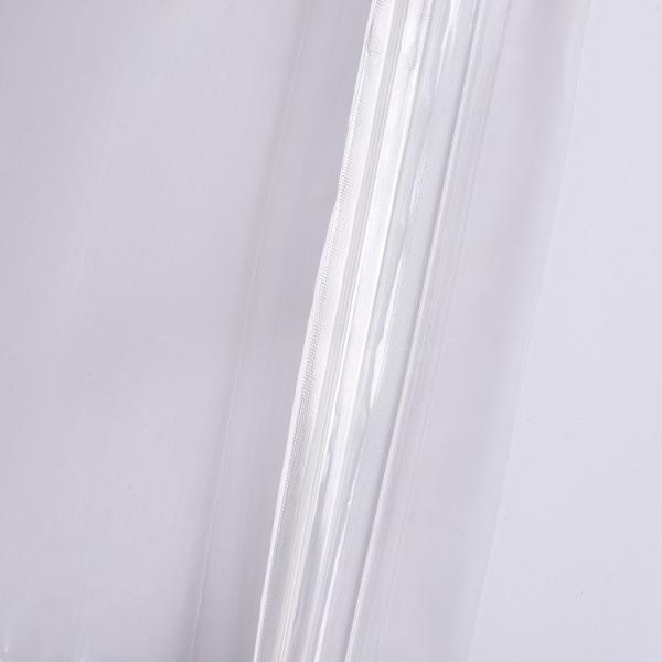 Food Grade Zipper Pouch Transparent Flat Bottom Packaging Bag Zip Lock Plastic Clear Bag for Food