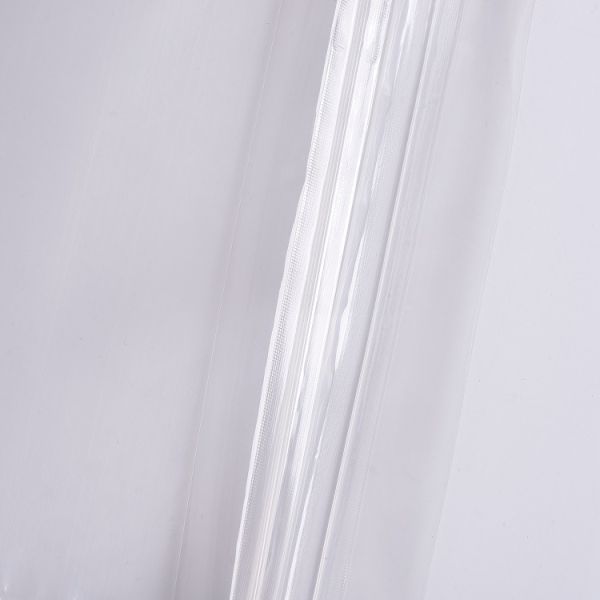 Food Grade  Transparent Flat Bottom Plasatic Zipper Packaging Bag for Food