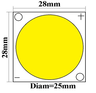 China Factory Epistar Bridgelux Chips 30w COB High Power LED Light Source