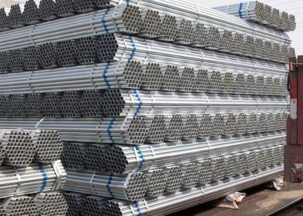 2.5mm Flat End 48.3mm Galvanized Round Pipe For Water