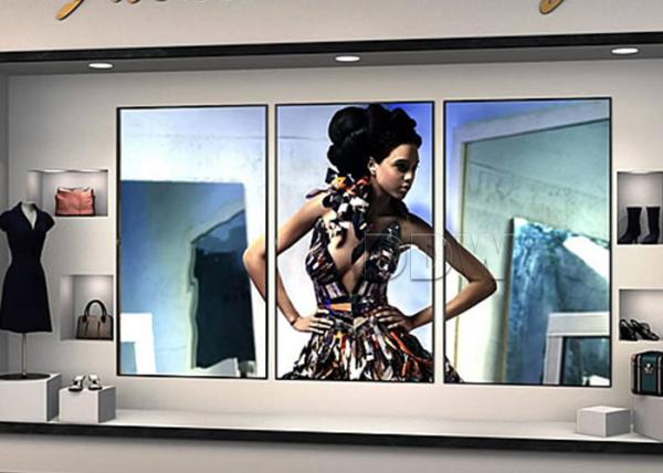 La publicité visuelle de mur d'affichage à cristaux liquides de moniteur mince d'encadrement examine 46 la résolution 3840x2160