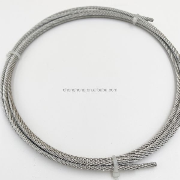 Inox Cable AISI316 AISI304 Stainless Steel Wire Rope with Other Processing Service 7x7 Steel Cable Rope