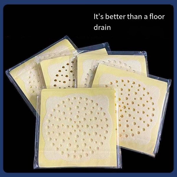 Easy Operation Filter Mesh Sticker Membrane Fabric Shower Drain Non-woven floor drain paste Fabric Hair Catcher Factory Price