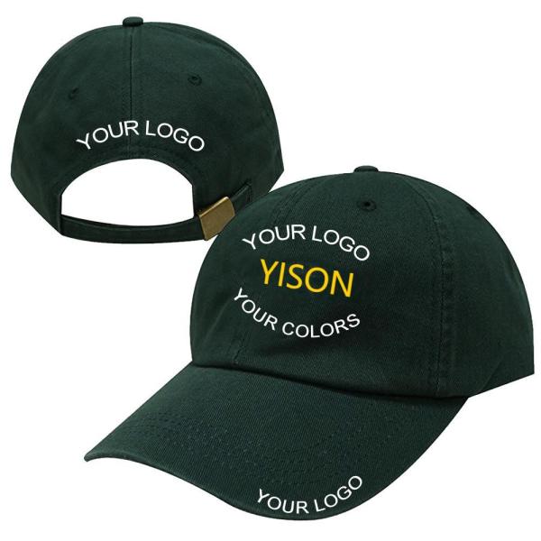 Custom Baseball Cap Embroidery 100% Cotton Twill Dad Hats Sports Caps For Men Women