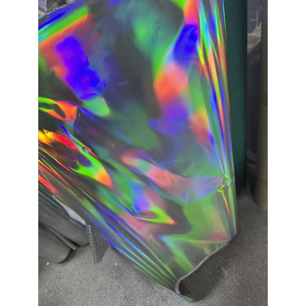 12mic CLEAR/HOLOGRAPHIC pet with primer coating for good printinga and coating