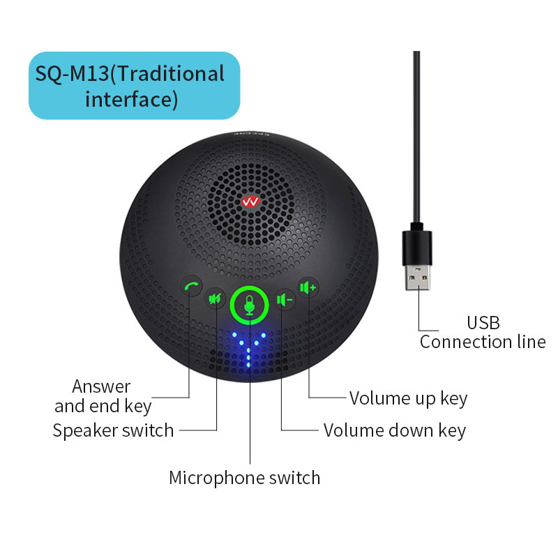 Conference Microphone  SQ-M13 2.4G Wireless Omnidirectional Conference Microphone