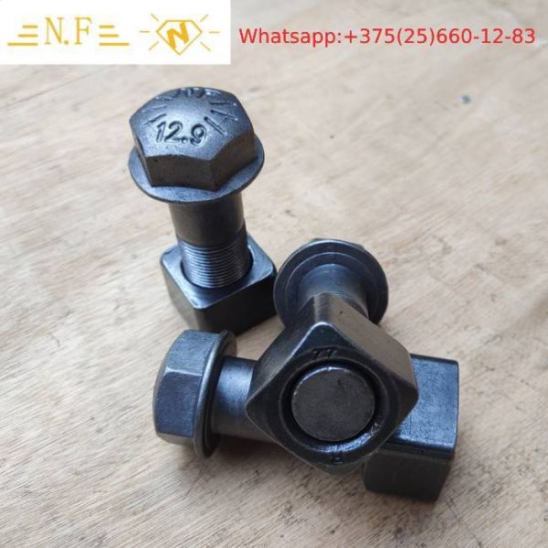 4F3646 Track Bolt And Nut For Excavator And Loader Dozer Bolts And Nuts