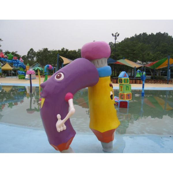 Подгонянный коммерчески симпатичный брызг карандашей для напольного оборудования парка брызга