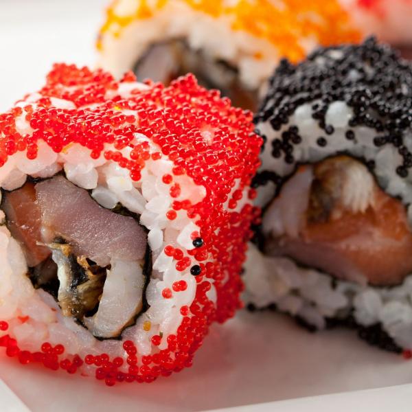 Badejo congelado ovas dos peixes de voo do sushi das ovas dos peixes do badejo de Masago Tobiko