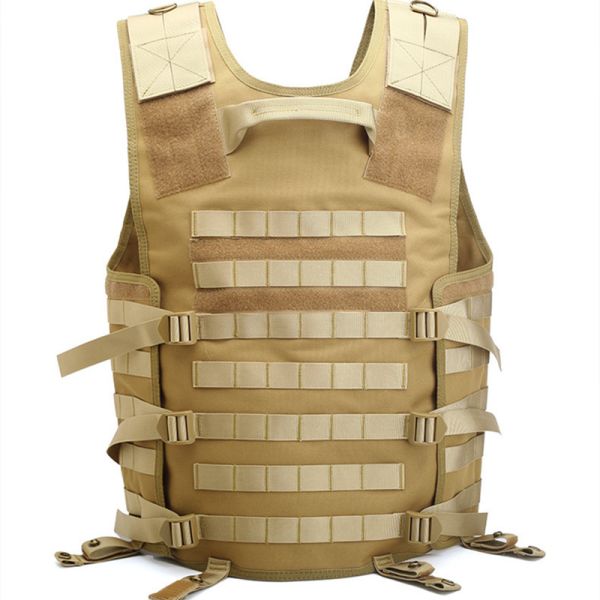 Multifunctional Military Tactical Vest Equipment 100% Polyester Camo Tactical Vest
