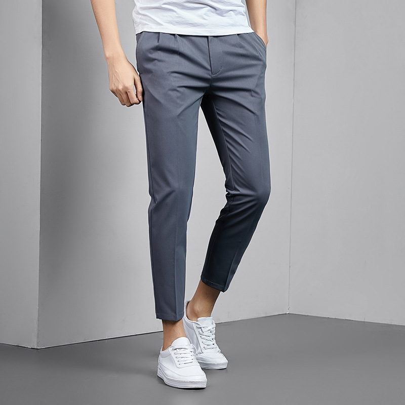 Мода мужская одежда деловое пальто брюки мужской костюм трудовой брюки плюс размер брюки легкие