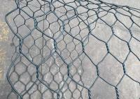 網を舗装する斜面として60x80mmをX3'X1 Gabionの金網編むGalfanワイヤー3'