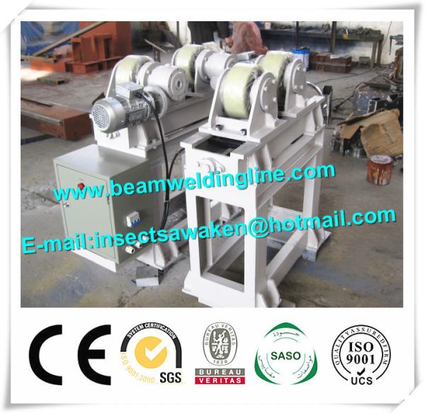 Motorized Pipe Welding Turning Rolls , Cylinder Shell Tank Welding Rotator