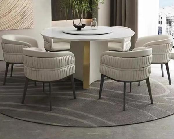 Metal de couro genuíno da mobília moderna do restaurante do hotel que janta a cadeira