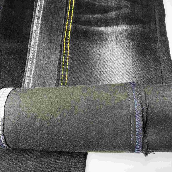 13 Oz Woven Brushed Grey Stretch Denim Fabric ​Supper Stretch