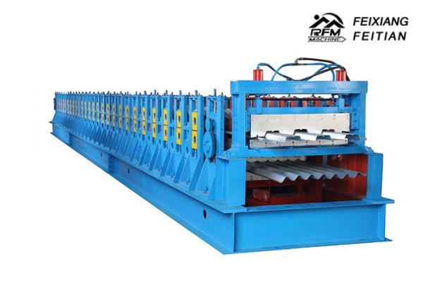 Reliable Steel Deck Forming Machine / Galvanized Tile Sheet Forming Machine