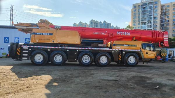 China SANY SAC180T 180 Ton Crane 2 Mercedes Benz Engine Main Arm 62m Secondary Arm 43m