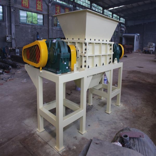 Double Shaft Hospital Medical Waste Shredder for Pig Carcass