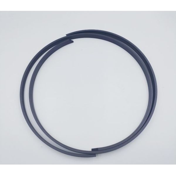 PTFE+25% Carbon Fiber Hydraulic Cylinder Piston Seals Acid Alkali Corrosion Resistant