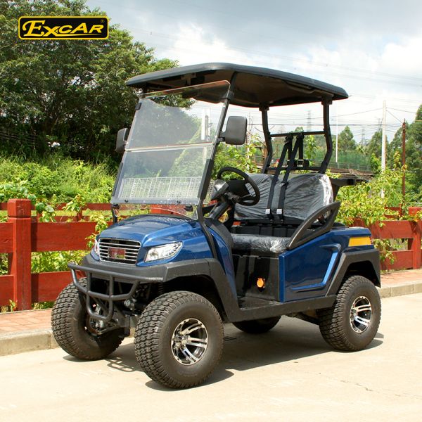 4 Wheel Electric Hunting Golf Carts 48V PP Plastic Cowl Electric Hunting Buggy