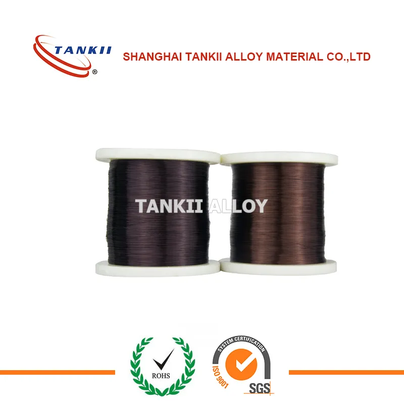 6J22 Karma Alloy Enameled Resistance Wire with Polyimide Insulation and Low TCR for Resistors and Heating Elements