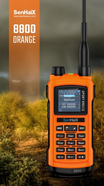 SenHaiX 8800 5W UHF VHF Walkie Talkie with 128 Channels