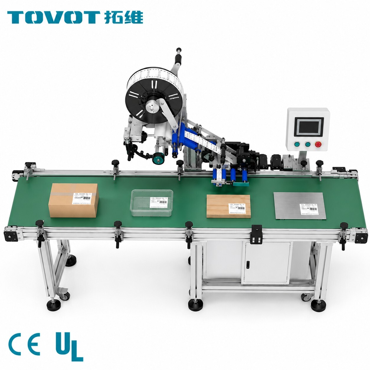 Automatic Flat Surface Printing Labeling Machine 20–60 pcs/min For Product Identification