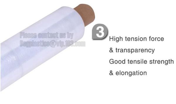 pvc food grade stretch wrap film, polyethylene stretch film, stretch hood film, clear casting PE Stretch Film, Plastic