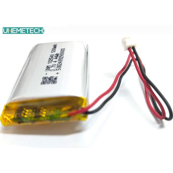 2C Fast Charge Lithium Polymer Battery 102540 3.7V 1200mAh LiPo Battery For Medical Devices