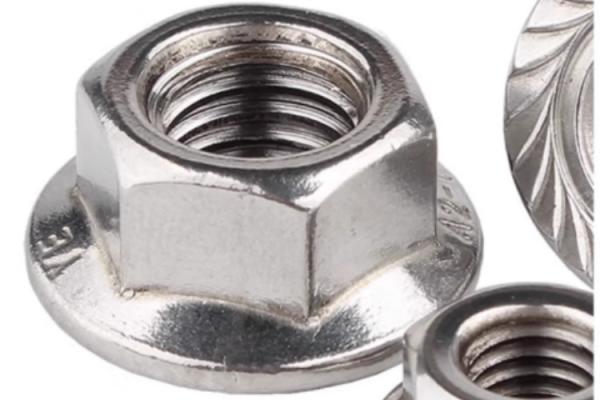 M12 M16 Ferro inoxidável Hexagon Flange Nuts B7 B16 A325 A307 Metal hex Flange nuts