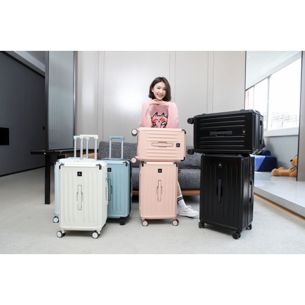 Valise de voyage multifonctionnelle à la mode, de bonne qualité, pratique pour les voyages, valise en aluminium de 26 pouces