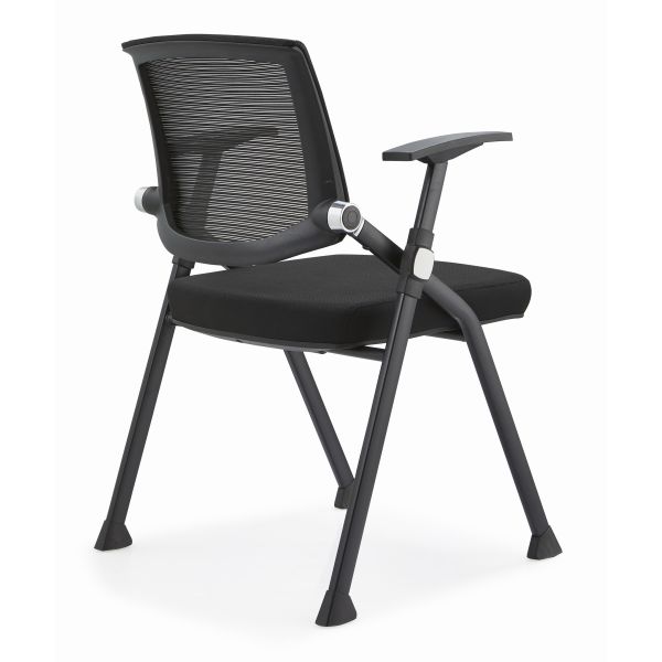 Mesh Student Computer Room Chair Foldable With Writing Table