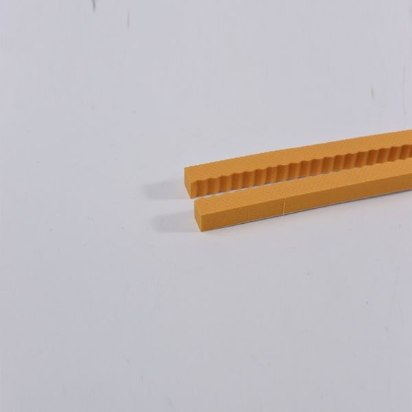 Die Cutting EPDM Rubber Foam Sponge with Adhesive Color Orange Dimension 10x300x380mm