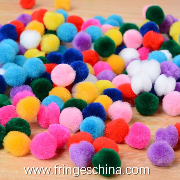 Wholesale Colorful DIY Party Decoration Acrylic Fiber Pom Pom Ball