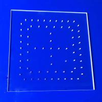 Laser Cut Custom High Transparency JGS1 JGS2 JGS3 Quartz Sheets For UV LED Purifiers