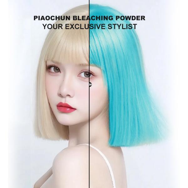 Safe and Ammonia-Free Hair Bleaching Powder Professional-Grade for All Hair Types Achieve Up to 8 Degrees of Hair Dyeing Effect