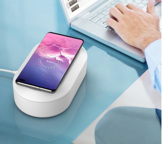 Multifunctional ultraviolet disinfection box wireless charger