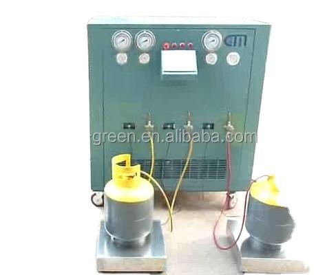R410a système de remplissage de réfrigérant machine de recharge à courant alternatif divisé R134a station de récupération machine de recharge de climatisation