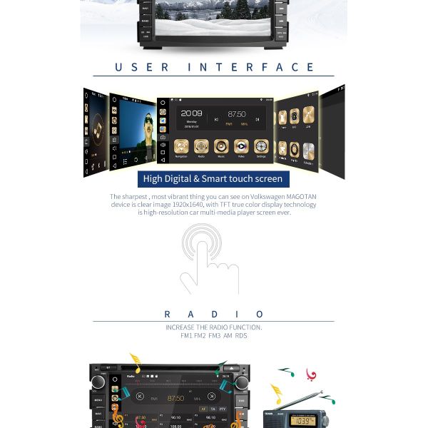 KIA Android Car Radio Player Gps Navigation Capacitive And Multi - Touch Screen