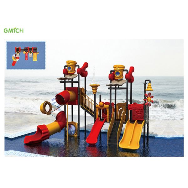 Large Capacity Hard Plastic Pool Slide Kids Playground Equipment High Durability